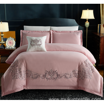 European 100% bedsheet cotton for hotel bedding set